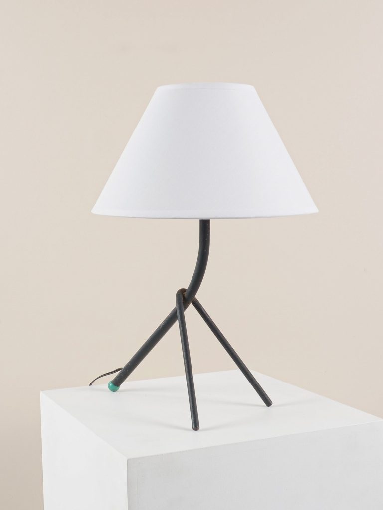 Lampe métal noire