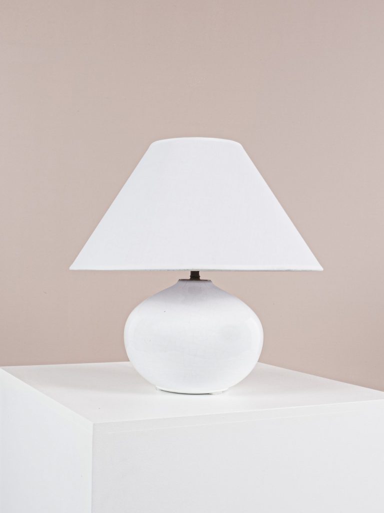 Lampe boule blanche reloue