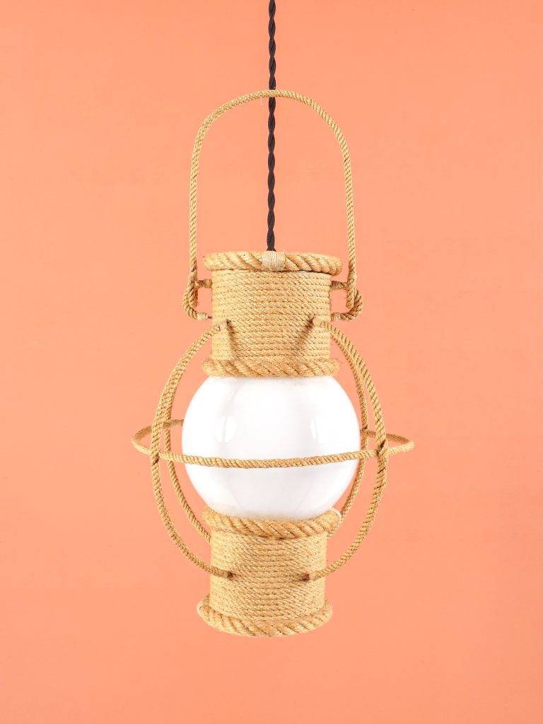 Lanterne audoux minet corde opaline