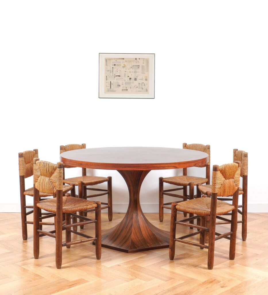 Table a diner bois Giulio MOSCATELLI