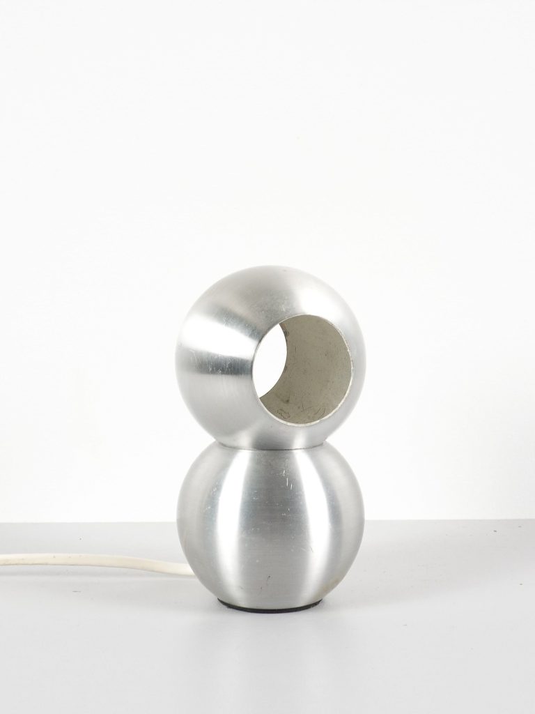 Lampe boule métal alésia