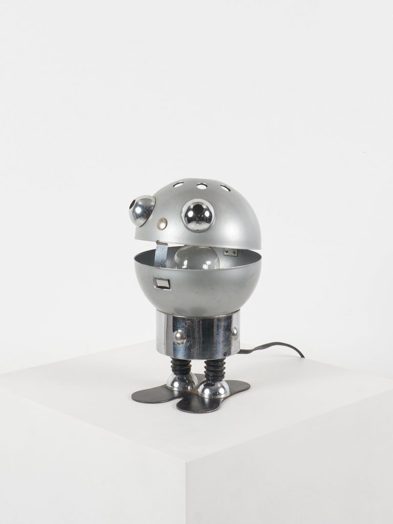 lampe robot métal